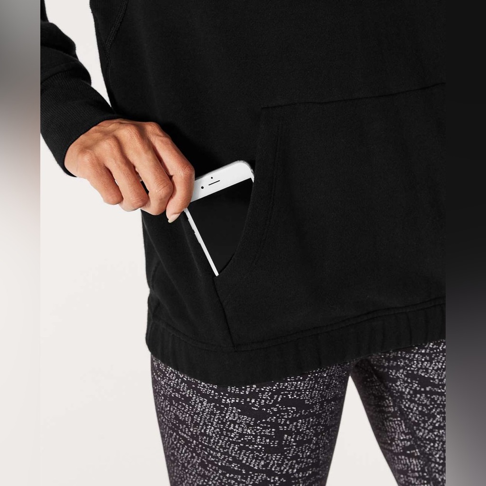 Lululemon Warm For Winter Hoodie Oversized Terry Cotton Activewear Cozy Yoga - Picture 5 of 14